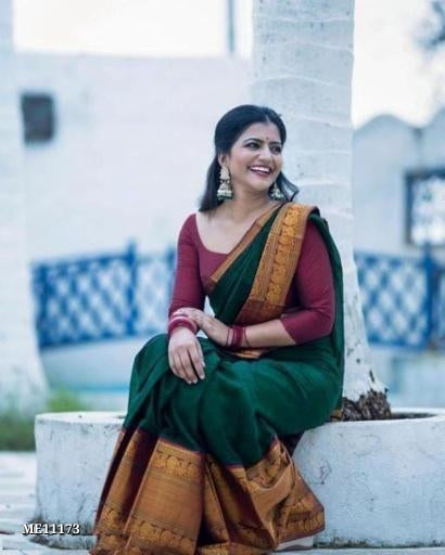 Banarasi Soft Silk Saree with blouse