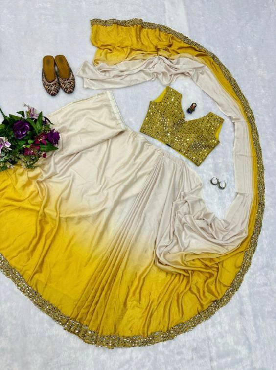 Ready To Wear mirror saree
