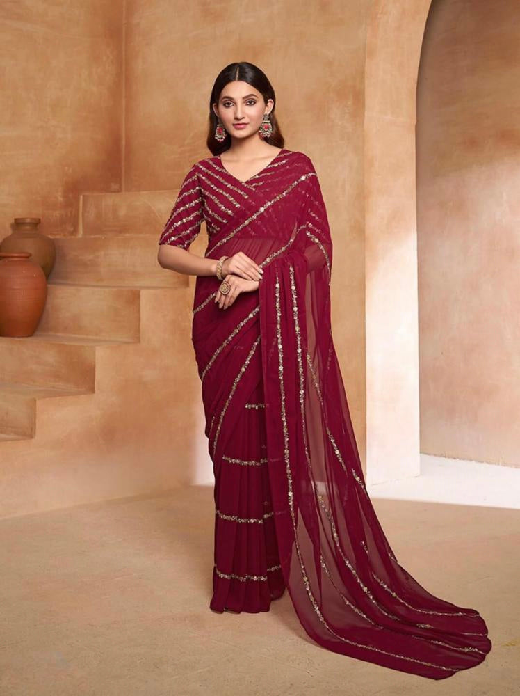 SOFT GEORGETTE WITH EMBROIDERY WORK