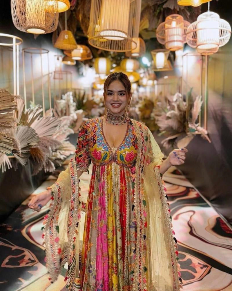 Gown With Dupatta