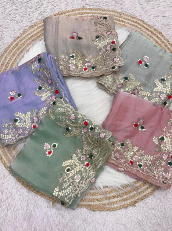 Two Ton Fendy Chiffon saree