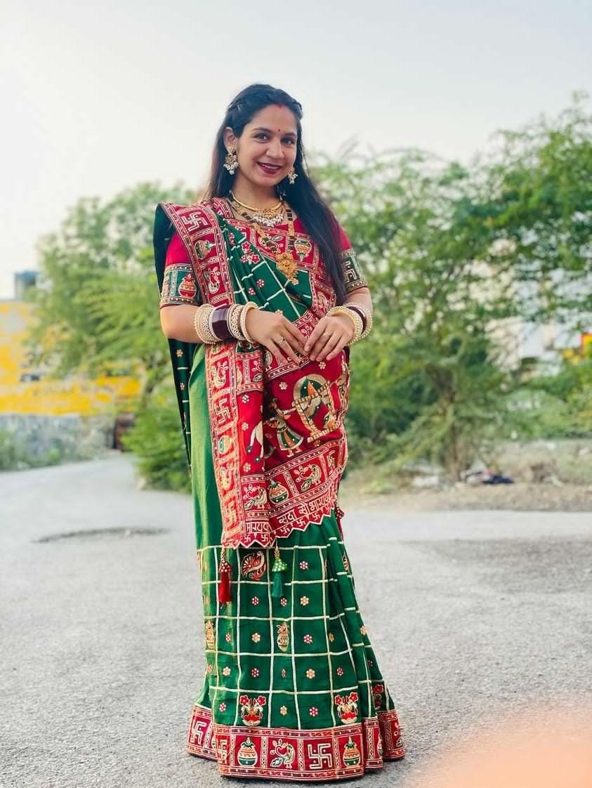 pure Soft Silk hand diamond work premium saree