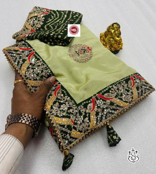 pure dola silk saree