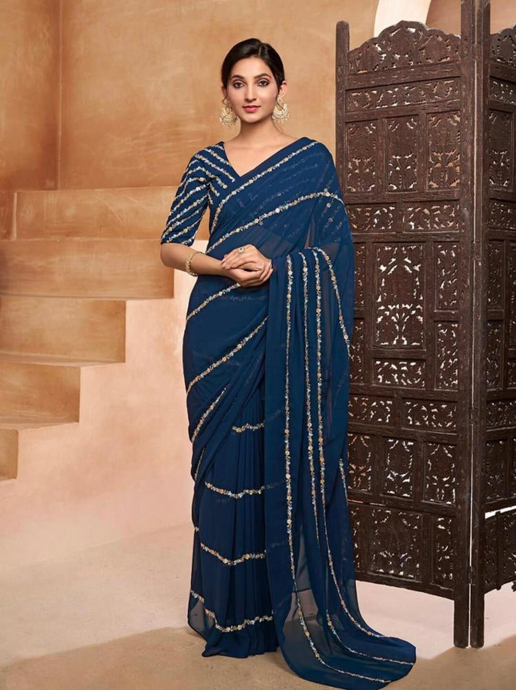 SOFT GEORGETTE WITH EMBROIDERY WORK
