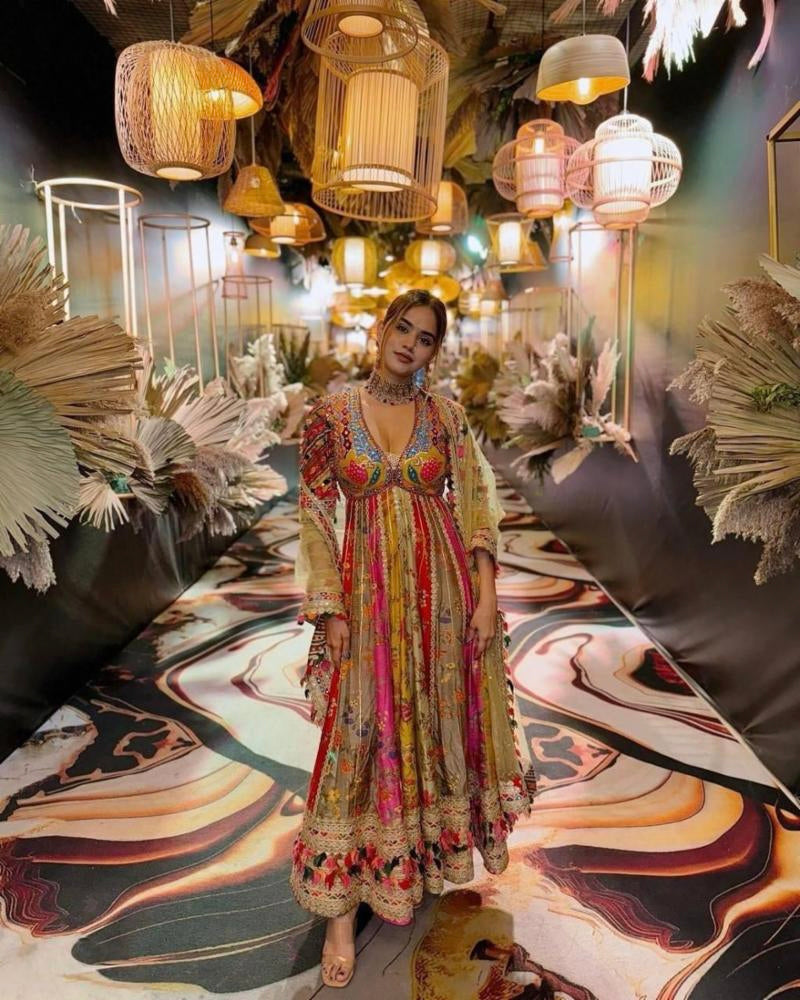 Gown With Dupatta