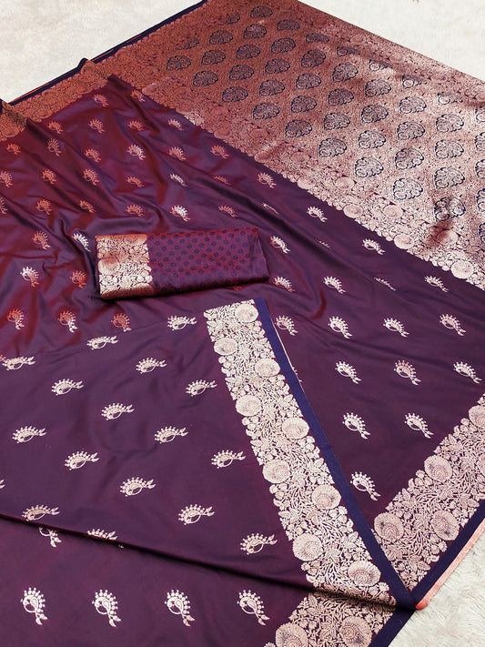 Soft And Pure Nath Banarasi silk saree