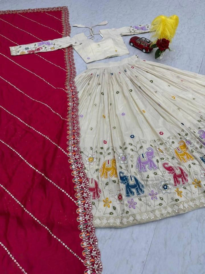 Micro Cotton fancy Gown set.