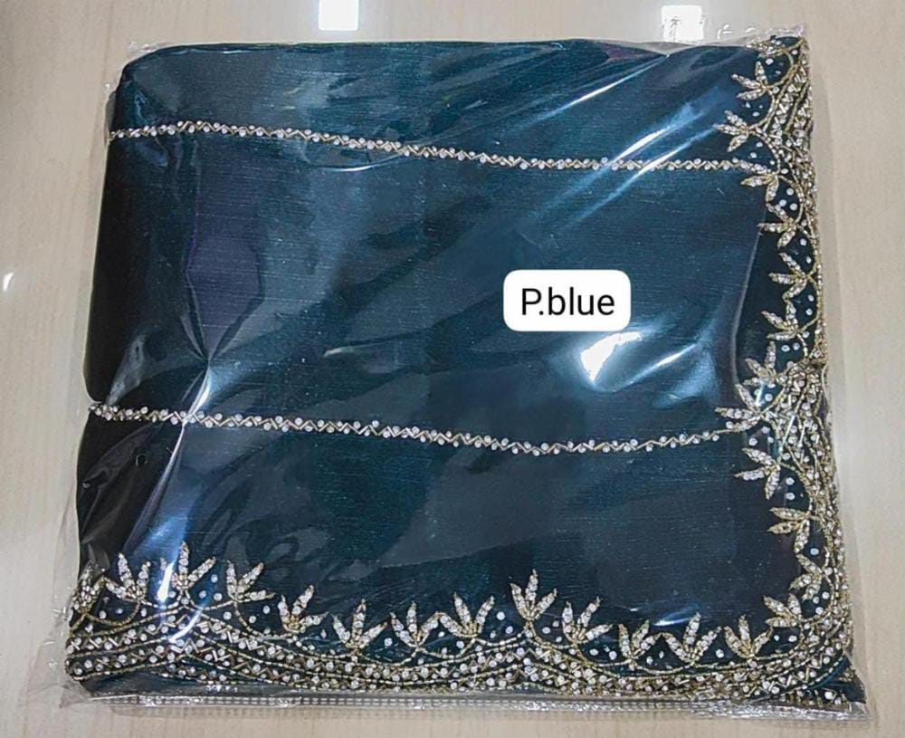 Zimmy Choo hand work saree diamond stone work