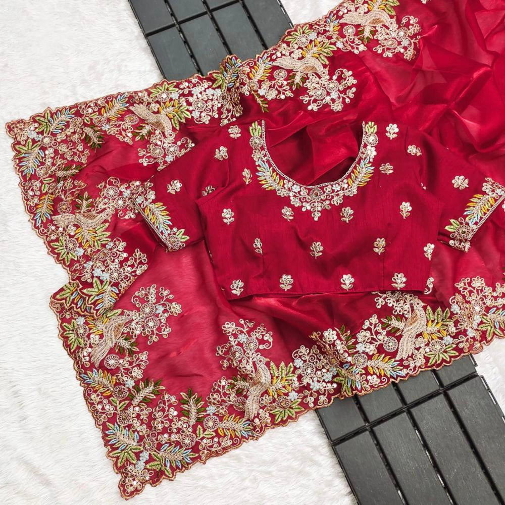 Pure Jimmy choo fancy saree