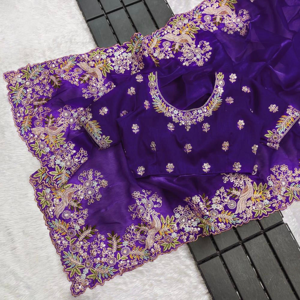 Pure Jimmy choo fancy saree