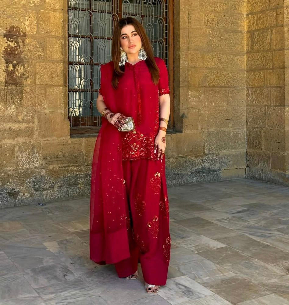 Pure Natural Crep Silk suit set