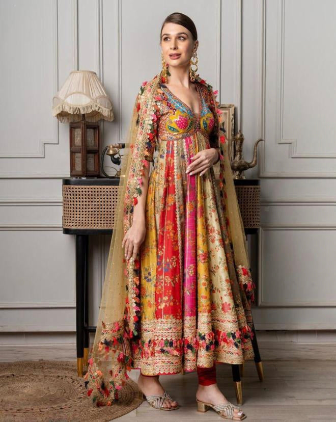 Gown With Dupatta