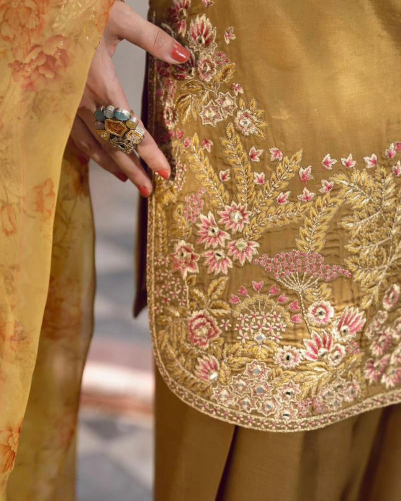 French Crep Silk suit set
