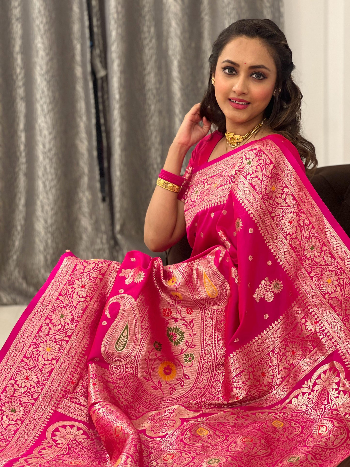 Pure silk Pethani saree