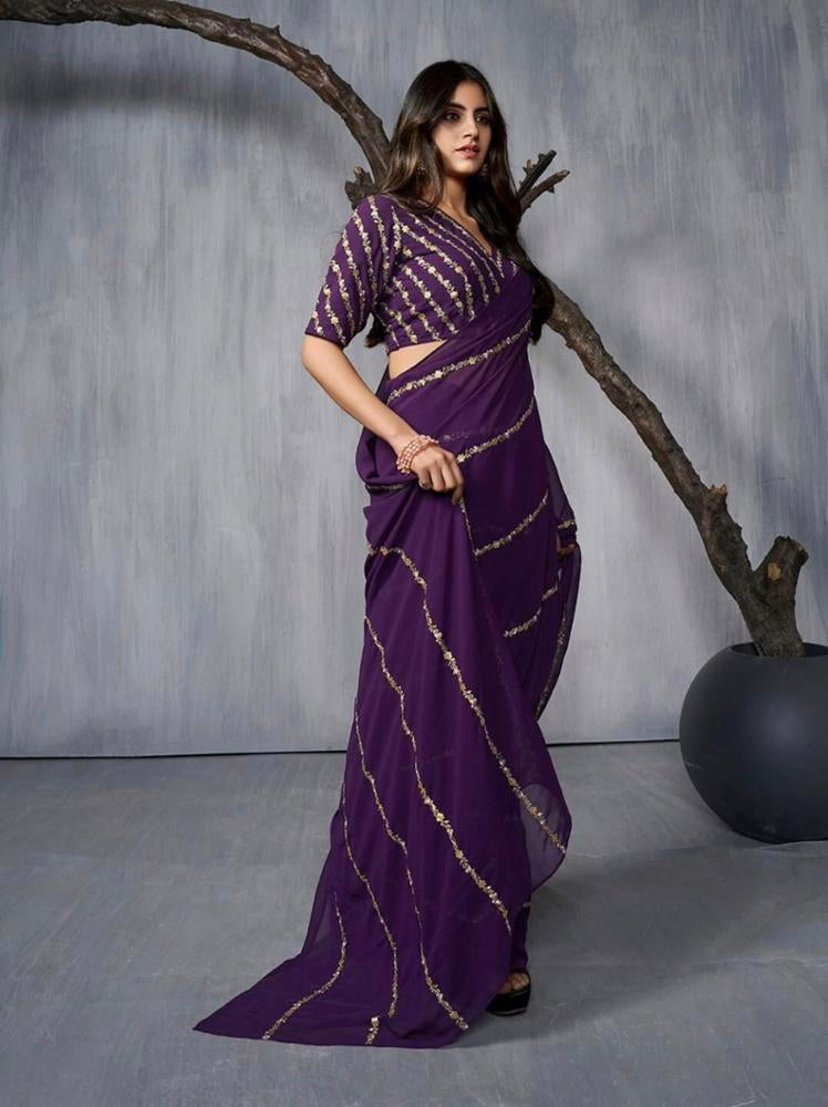 SOFT GEORGETTE WITH EMBROIDERY WORK