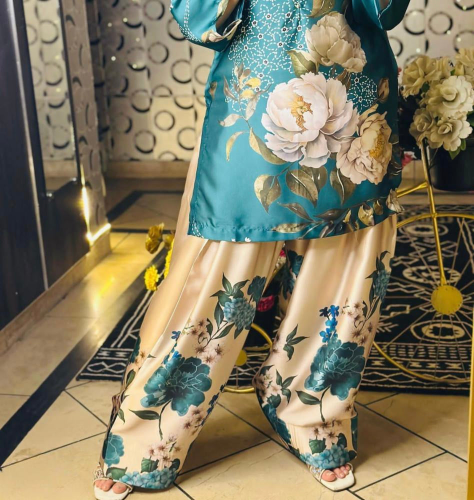 top farshi-pant dupatta set