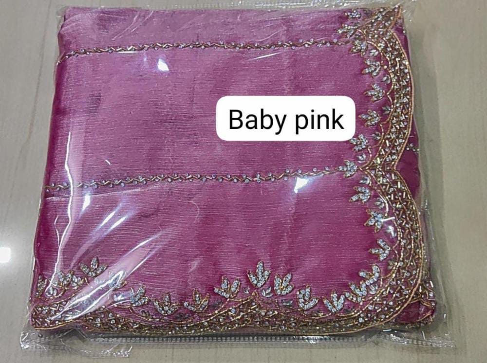 Zimmy Choo hand work saree diamond stone work