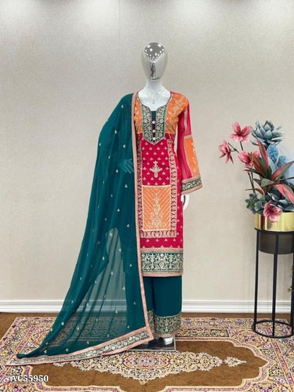 suits ,plazoo,dupatta* set full stitching