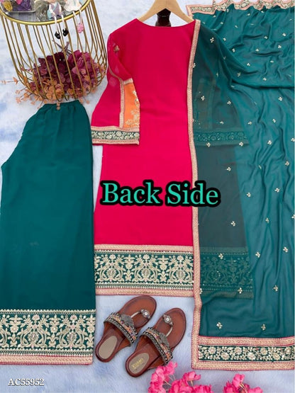 suits ,plazoo,dupatta* set full stitching