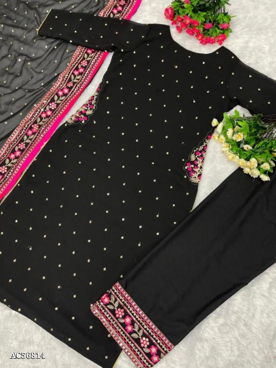 suits  Pant Dupatta* set full stitching