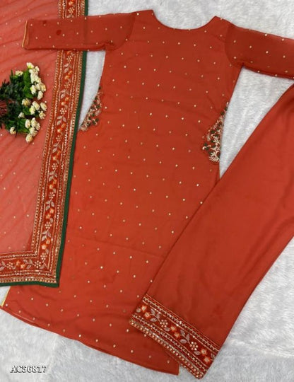 suits  Pant Dupatta* set full stitching