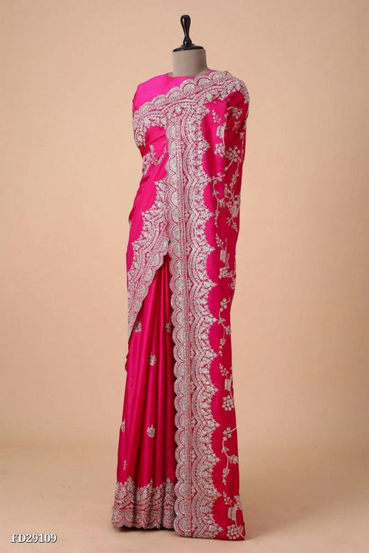 Superhit  Embroidery Saree