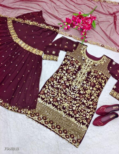 Top Srara dupatta set full stitching