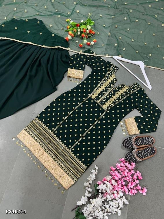 Suits* pant dupatta set full stitching