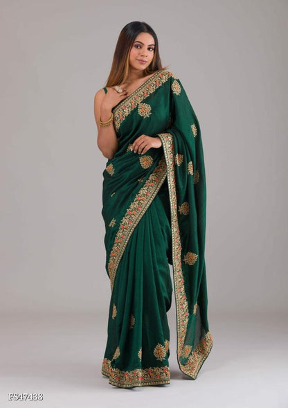 Designer Saree And U Is A Best Combination saree