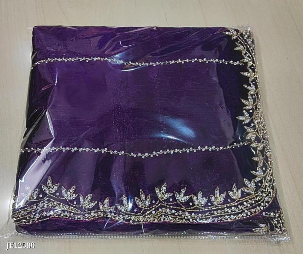 Zimmy Choo Saree With Beautiful Khatli Cut Dana Handwork Along With Hand Diamond Work*