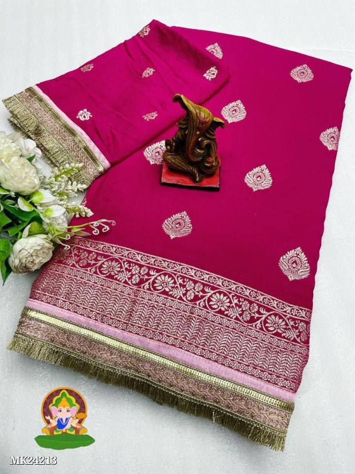 Viscose Dola Silk Beautiful Saree