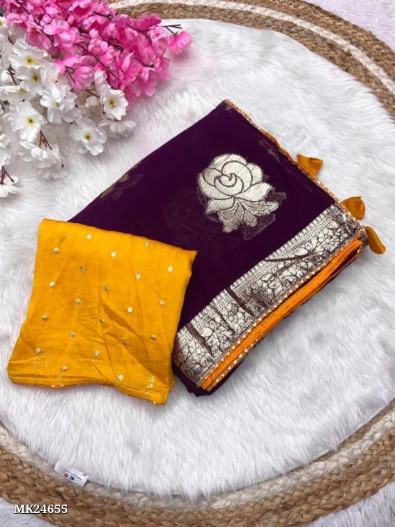 Pure Viscose Saree