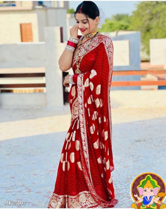 Karva Chauth Special Saree Georgette Saree*