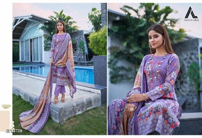 unsttich Heavy Printed Cotton With Heavy Exclusive Self Embroidery With Cotton Printed Dupatta Dress Collection)