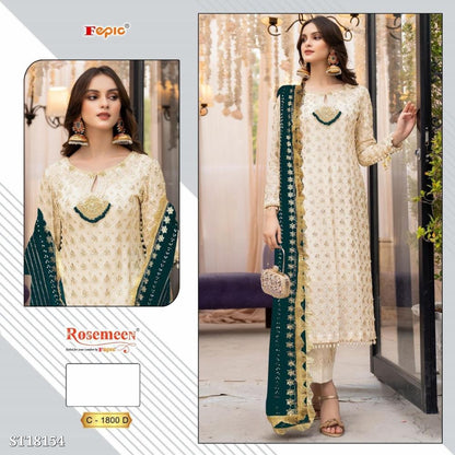 semi Sttich Heavy Georgette With Heavy Embroidery Dress