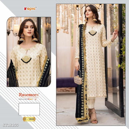 semi Sttich Heavy Georgette With Heavy Embroidery Dress