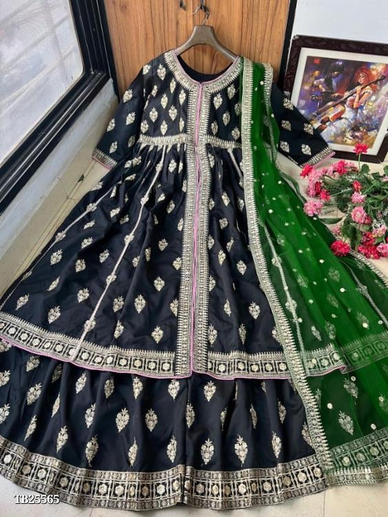 fancy concept, anarkali gown full stitching