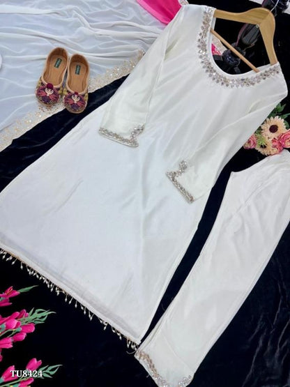 fancy suits , Bottom, With Dupatta* set full stitching