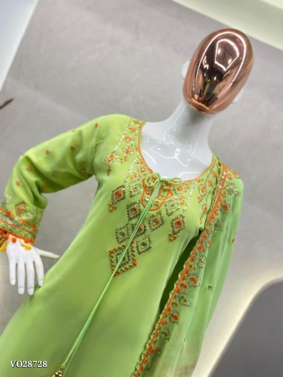 Suits sharara dupatta set full stitching