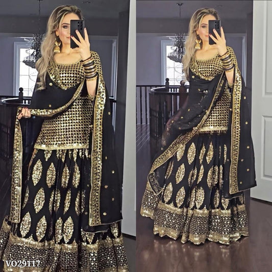 Top Lengha set full stitching full work