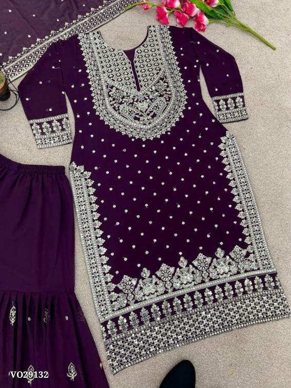 top Ghagra set full stitching suits