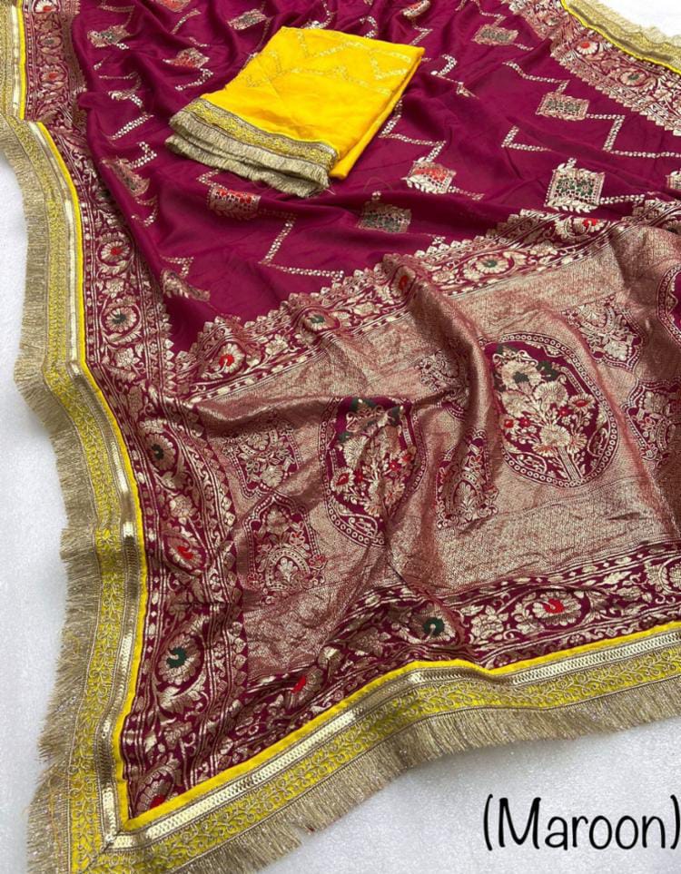 Meena Viscose Broom saree