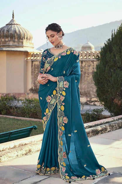 Pure organza jimmy choo saree