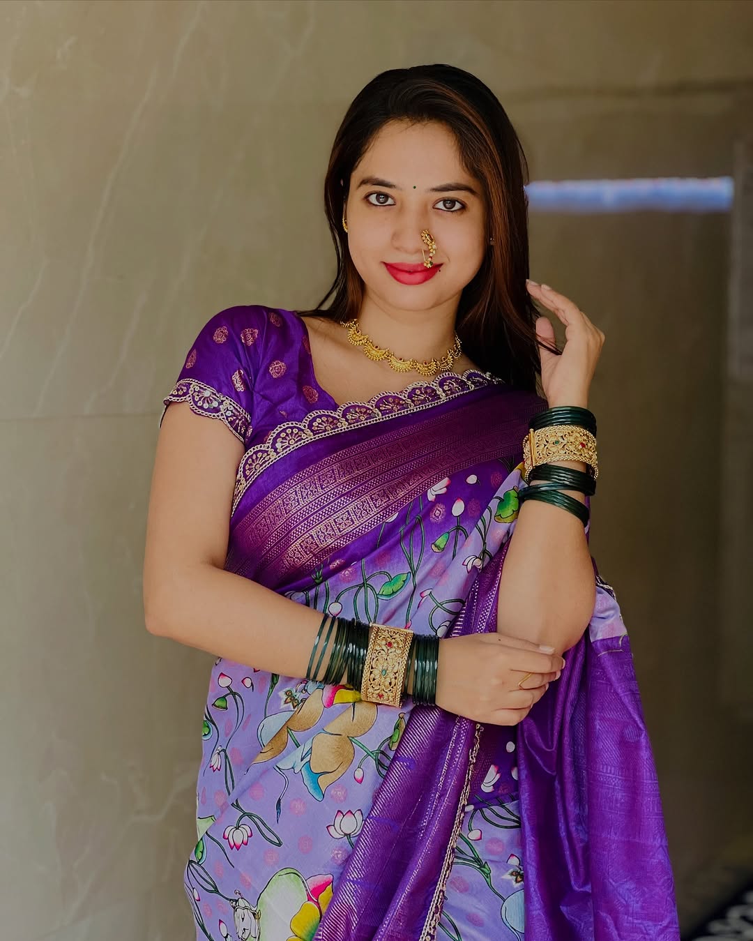 Pure dola silk saree