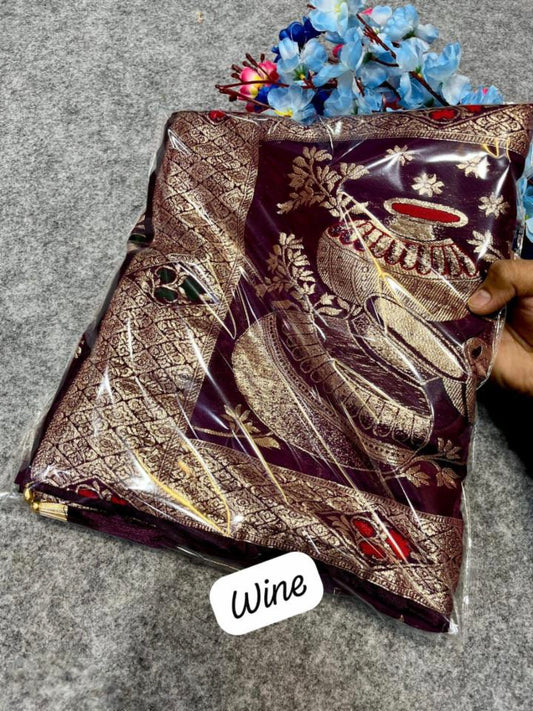 Chanderi Viscose Saree