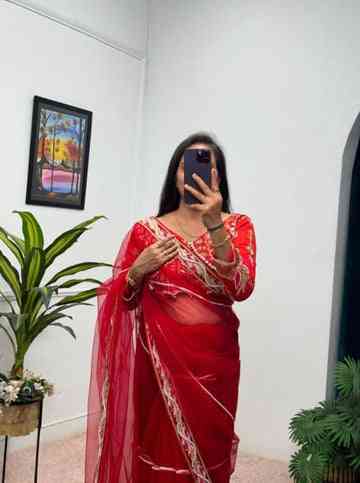 Moti saree  HAND EMBROIDERY WORK WITH PEARL MOTI