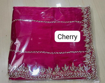Zimmy Choo hand work saree diamond stone work