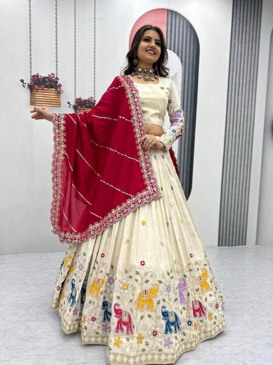 Micro Cotton  fancy Gown set.