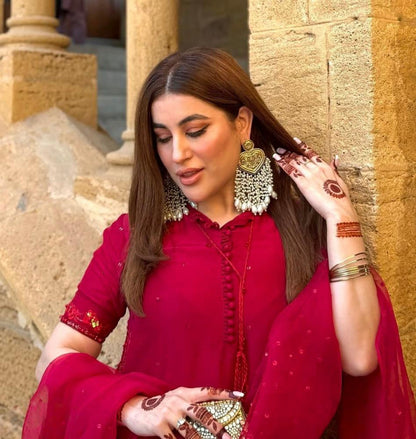 Pure Natural Crep Silk suit set