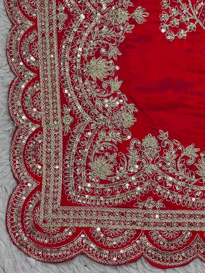 Dola silk all over work saree